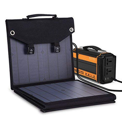 Goede prijs. Opvouwbaar Draagbaar Zonnepaneel 100W All In One Zonnepaneel Kit module Voor RV Camping Smartphone rv camp Cellphone Laptops online