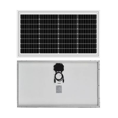 Goede prijs. 60W 65w Mono Zwart-wit achterbladglas Zonnepaneel Pv-module Dunne extreme temperatuur 20v Vmp Voor 12v batterijcel online