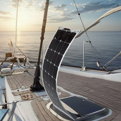 Goede prijs. 120w 12V fotovoltaïsche boot balkon plastic dun doorzichtig Flexibel buigbaar zonnepanelen pv leverancier fabrikant leverancier online