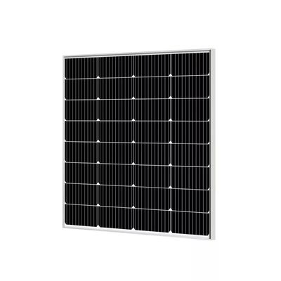 100W Efficiëntie Glas Zonne module Mono Zonnecel Sterk 20V Voor LED-licht