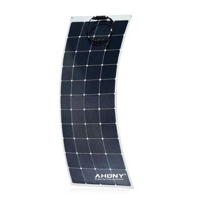 160w transparant kleefmiddel flexibel zonnepaneel met SunPower Maxeon Gen III-cel