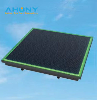 Goede prijs. Wandelbare vloer Zonneplakken Houten PV-module Hoogdruk Hagelsteen Resistentie Zonne-off-grid Stoeprand Straat Grondhuis Systeem online