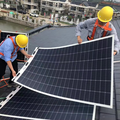 Goede prijs. 50W Flexibel Zonnepaneel ETFE IP65 Waterdicht voor RV Kamperen Buiten online